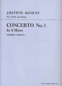 Accolay Concerto No.1 in A Minor
